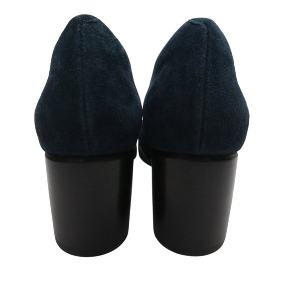 Clarks Tarah Brae Colorblock Suede Chunky Heel Pumps Womens 8.5 - Picture 9 of 14